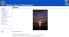 Desktop Screenshot of kincardinerotaryclub.com